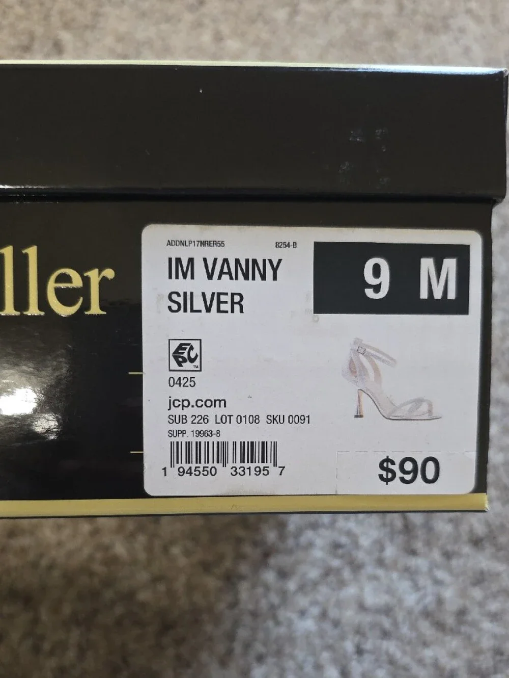 IM Vanny Silver Strappy Heeled Sandals